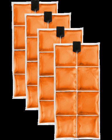 Coolpac 6.5˚C / 44˚F - 8 cells Orange (set of 4 units)