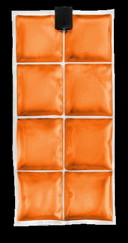 Coolpac 6.5˚C / 44˚F - 8 cells Orange (set of 4 units)