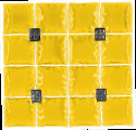 Coolpac 21˚C / 70˚F - 16 cells Yellow (set of 2 units)